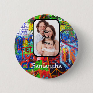 Personalisierte Graffiti Button