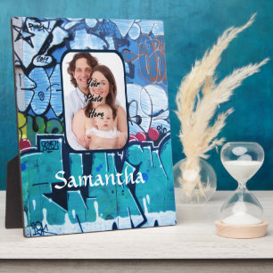 Personalisierte Graffiti Fotoplatte