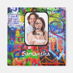 Personalisierte Graffiti Magnet