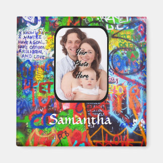 Personalisierte Graffiti Magnet