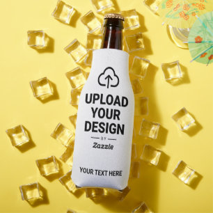 Personalisierte Grafik mit Text Flaschenkühler