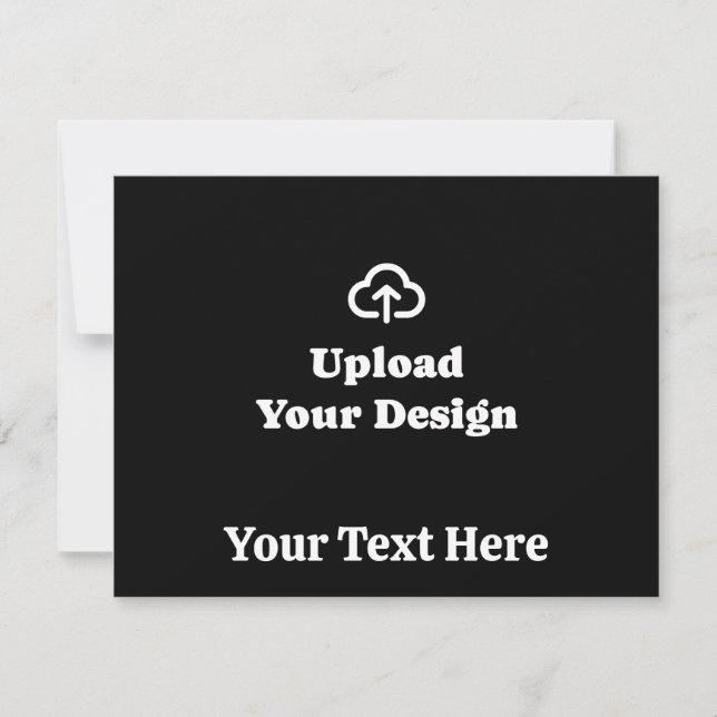 Personalisierte Grafik mit Text Mitteilungskarte (Vorderseite)