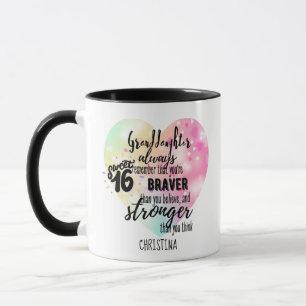 Personalisierte GRANDAUGHTER-Geschenke Niedliche Tasse