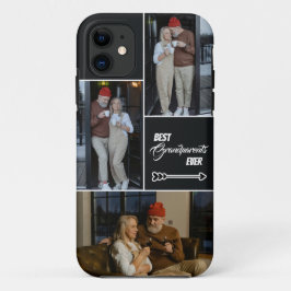 Personalisierte Grandeltern Day Fotos iPhone Case