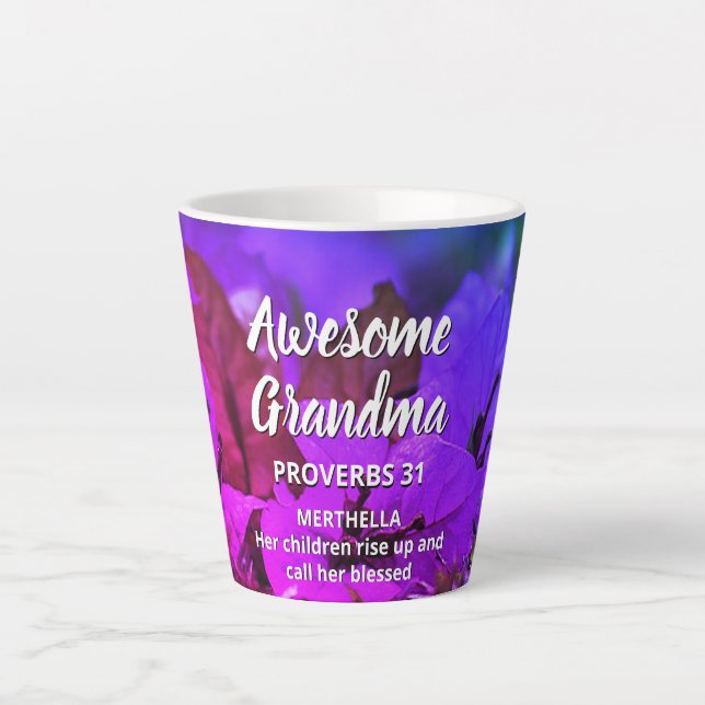 Personalisierte GRANDMA-Sprichwörter 31 Milchtasse (Vorderseite)