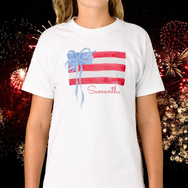 Personalisierte Grandmillennial-Patriotismus-Schle T-Shirt (Von Creator hochgeladen)