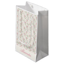 Personalisierte Grandmillennial-Rosa-Blumen
