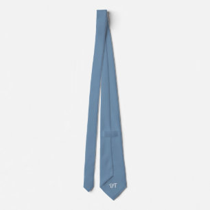 Personalisierte Grau-Blau-Hochzeits-Schlips für de Krawatte