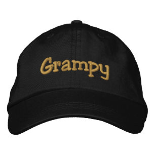 Personalisierte graue, bestickte Baseballkappe / H