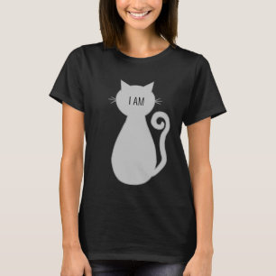 Personalisierte graue Katze T-Shirt