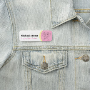Personalisierte Great Dane-Linienkunst-Namensschil Namensschild
