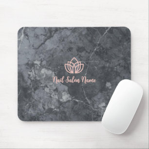 Personalisierte Grey Marbel Nail Studio Branding Mousepad