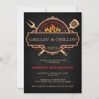 Personalisierte GRILLEN Birthday Party Template Id Einladung
