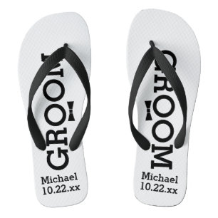 Personalisierte Groom Wedding - Custom Colors Flip Flops