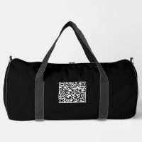 Personalisierte große Reisetasche mit QR-Code-Druc