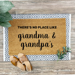 Personalisierte Großeltern Willkommen Mat Doormat Fußmatte