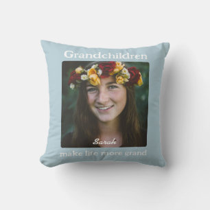 Personalisierte Großkindergeschenke für Großeltern Kissen