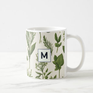 Personalisierte grüne Gartenpflanzen Garten stylis Kaffeetasse