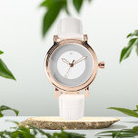 Personalisierte grüne Initialen von eWatch Armbanduhr<br><div class="desc">Geschenk für ihre staubige grüne Armbanduhr</div>