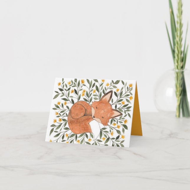 Personalisierte Grußkarte - Lazziger Frühlingstag Dankeskarte (Vorderseite)