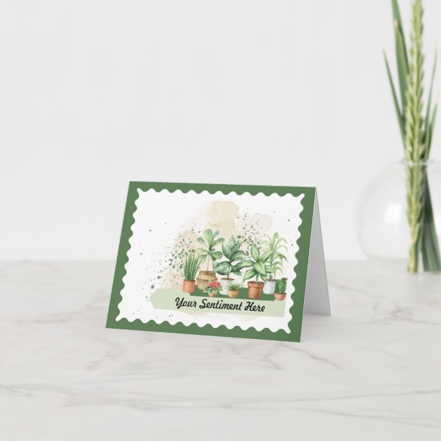 Personalisierte Grußkarte - leere Grußkarte Karte (Vorderseite)