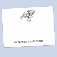 Personalisierte Guinea Fowl Post-it-Notes