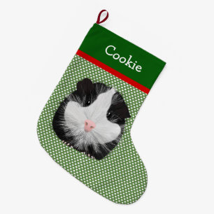 Personalisierte Guinea Großer Weihnachtsstrumpf