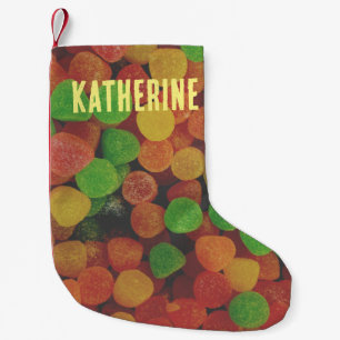 Personalisierte Gumdrops Niedlich Kleiner Weihnachtsstrumpf