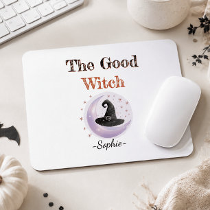 Personalisierte Gute Hexe Halloween-Mauspad Mousepad
