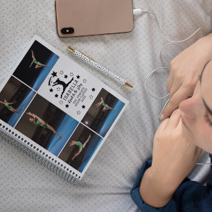 Personalisierte Gymnastik 5 Jahr der Fotocollage Notizbuch
