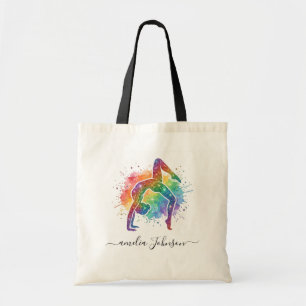 Personalisierte Gymnastik Glitter Tragetasche