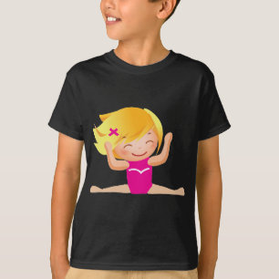 Personalisierte Gymnastik-Mädchen-Geschenke T-Shirt