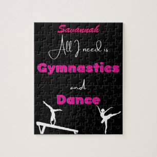 Personalisierte Gymnastik und Tanz Puzzle