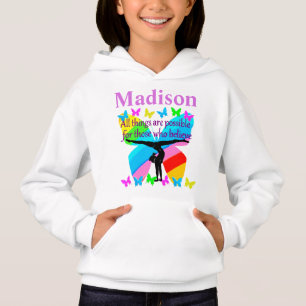 PERSONALISIERTE GYMNASTIKZIELE UND TRÄUME BEKANNT HOODIE