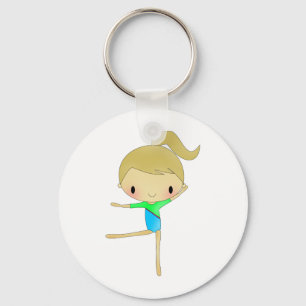 Personalisierte Gymnastikzusätze Schlüsselanhänger