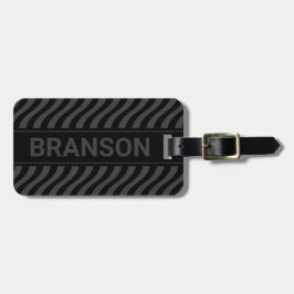 Personalisierte H Bar GS Wave Gepäckanhänger