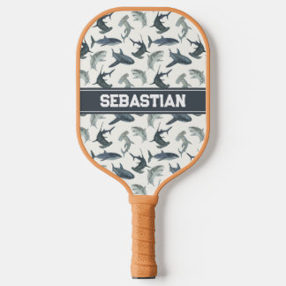 Personalisierte Haifische Pickleball Paddle - Beac