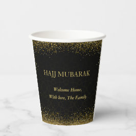 Personalisierte Hajj Mubarak Willkommens-Papierbec Pappbecher