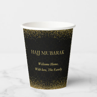 Personalisierte Hajj Mubarak Willkommens-Papierbec Pappbecher
