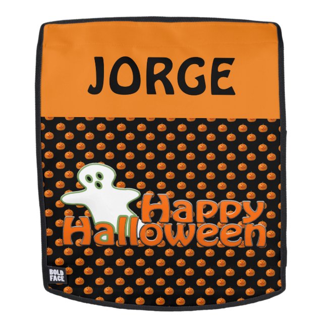 Personalisierte Halloween-Backpack Rucksack (Abnehmbare Front)