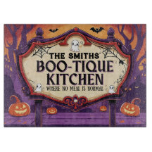 Personalisierte Halloween Boo-Tique Küche