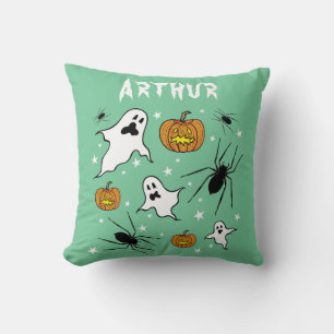 Personalisierte Halloween-Geister, Pumpkins und Sp Kissen