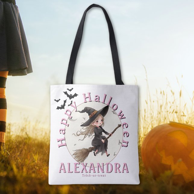 Personalisierte Halloween Hexenkandy Tote Tag (Von Creator hochgeladen)