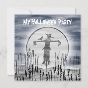 Personalisierte Halloween-Horror-Creepy-Skarecke Einladung