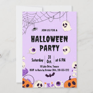 Personalisierte Halloween-Party-Einladung Einladung