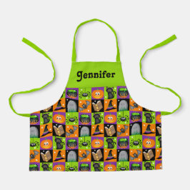 Personalisierte Halloween-Schürze für Kinder Schürze