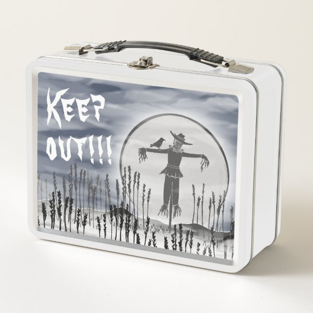 Personalisierte Halloween-Skepy Metall Brotdose (Vorderseite)
