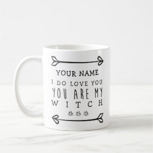 Personalisierte Halloween Tasse - Hexe