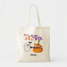 Personalisierte Halloween-Tüte für Kinder zum Tric Tragetasche