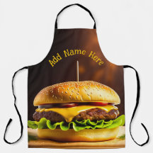 Personalisierte Hamburger Design-Schürze